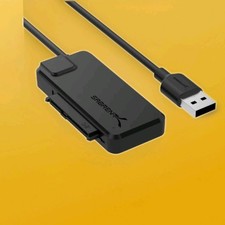 USB 3.2 Type A to SATA/U.2 SSD Adapter Cable w/ 12V/2A Power Supply SABRENT 124