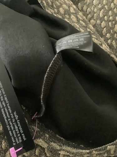 Brandneu mit Etikett Damen Römer Größe 20 (passt 22) braun & gold Langarm Bluse Top. NEU - Bild 4 von 4
