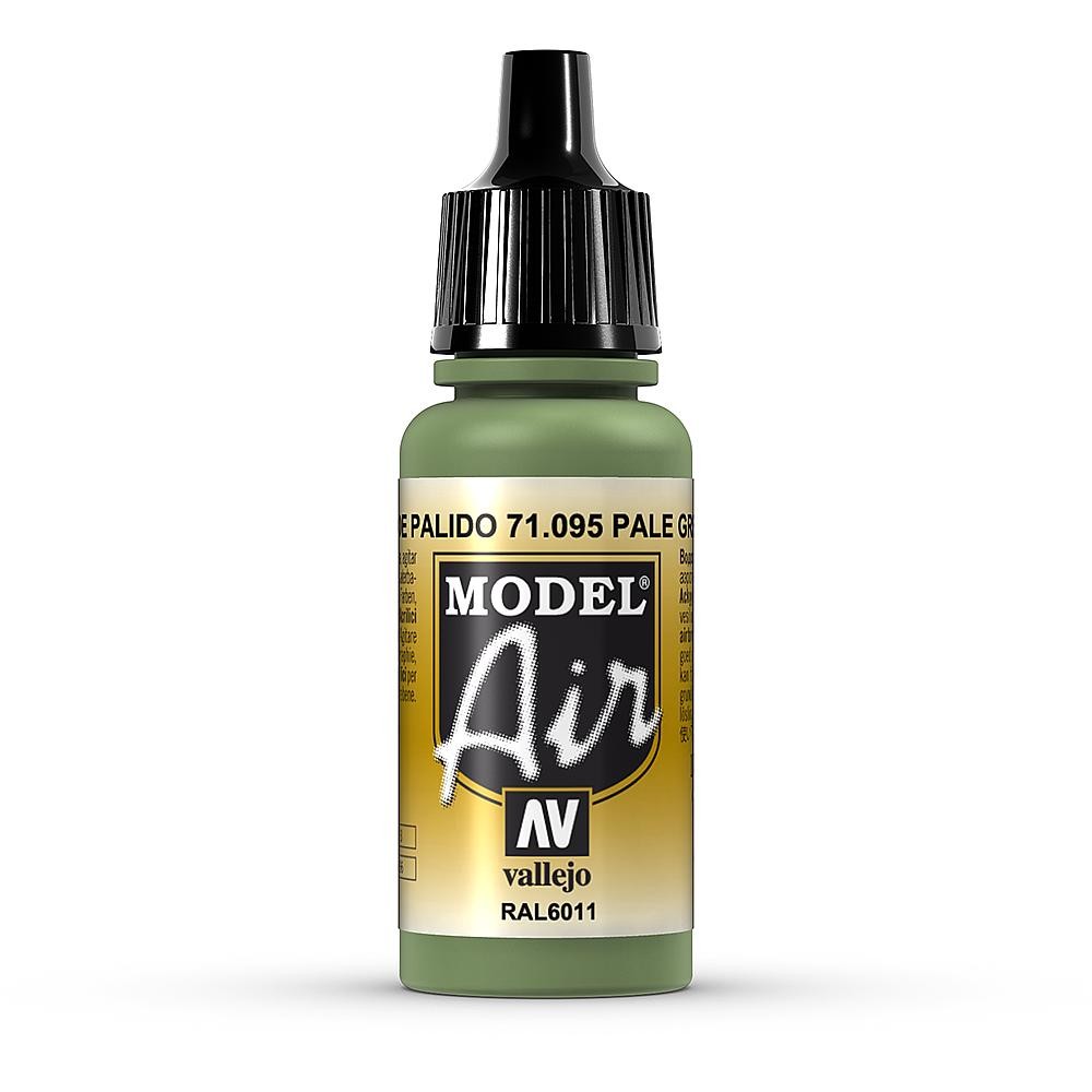 Vallejo Model Air - Pale Green  - 71.095 - Image 3