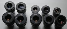 Lot of 10 Olympus Microscope Eyepieces Lens lenses WF10x WFX15x Bi 4.5