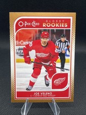 2021-22 Upper Deck #R-2 Joe Veleno O-Pee-Chee Glossy Rookies Bronze Red Wings