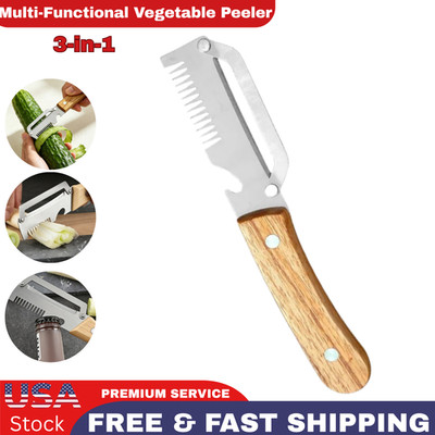 Multi-functional Vegetable Peeler for Kitchen, 2 in 1 Single Blade Peelers Tool