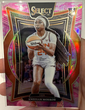 /175 Aneesah Morrow Pink Camo Panini 2025 WNBA Select Sun Concourse Prizm RC #42