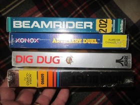 ATARI Colecovision  - 4 VINTAGE GAMES - STILL SEALED! - ESTATE FRESH
