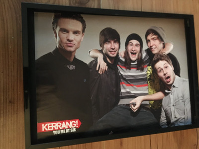 You me at six-A4 framed picture