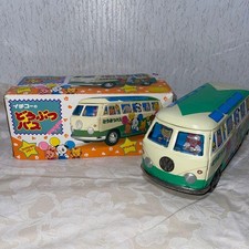 Vintage Japanese Tin Toy Bus Ichiko Animal Bus Volkswagen