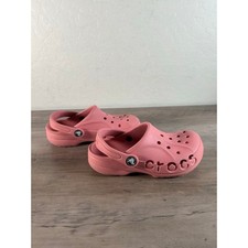 Crocs Classic Clogs Slip On Peach Pink- Childs Size 13 C13- NWOT