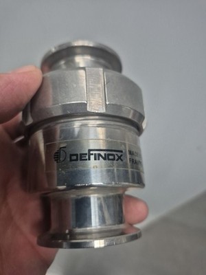 NEW || NO BOX- DeFinox 1.5  Triclamp Disk Check Valve || Fast Shipped + Warranty