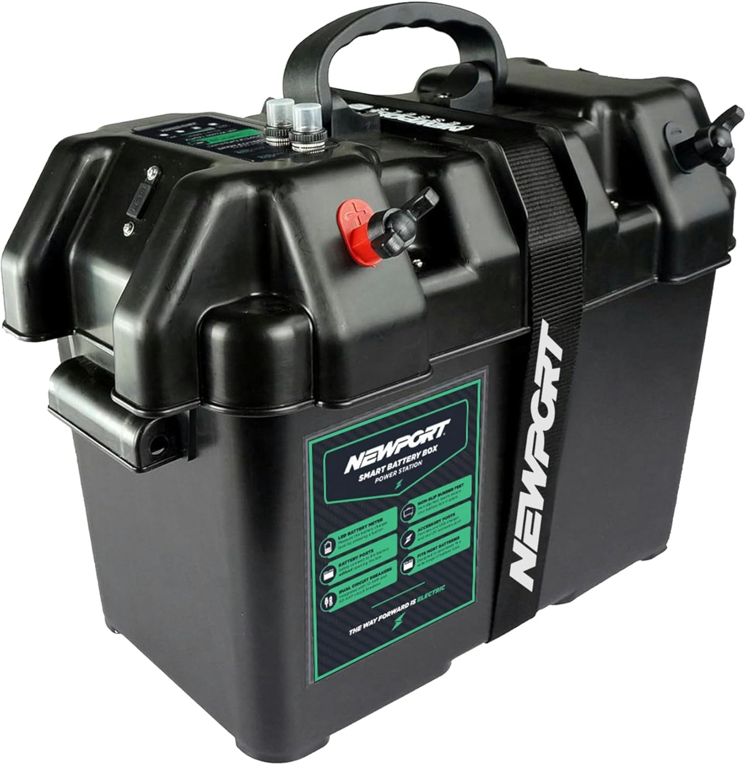 Newport Smart Battery Box Power Center w/ USB + DC Ports &ndash;