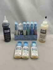 Plaid Gallery Glass Window Color Paint Set Simulated Liquid Leading Plus extra