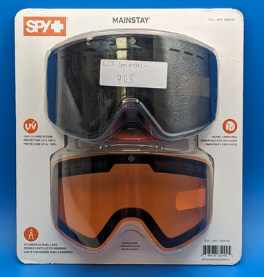Spy+ Mainstay Dual Lens Snow Goggles (Helmet Compatible w  display picture 3