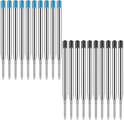 M 20 Pack Ink Pen Refills for Parker, Ballpoint Refills, 3.9