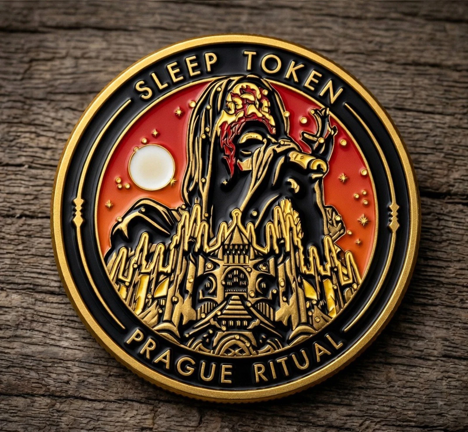 Sleep Token Prague Ritual Challenge Coin