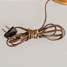 Hand Painted Porcelain Electric Lamp 2-Socket Watteau Dresden Style 28.5" — photo 3