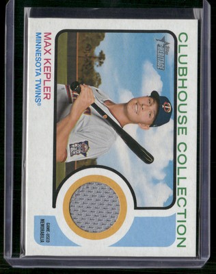 2022 Topps Heritage #CCR-MK Max Kepler Clubhouse Collection Relics High Number