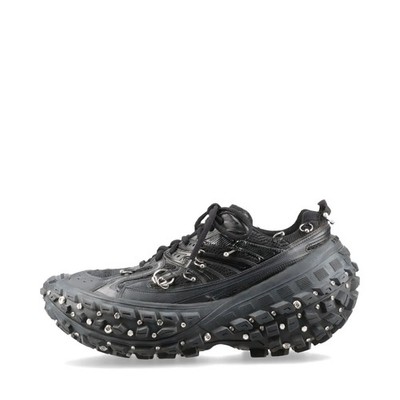 Balenciaga bouncer Faux leather Sneakers 30.5cm Men's Black 685613