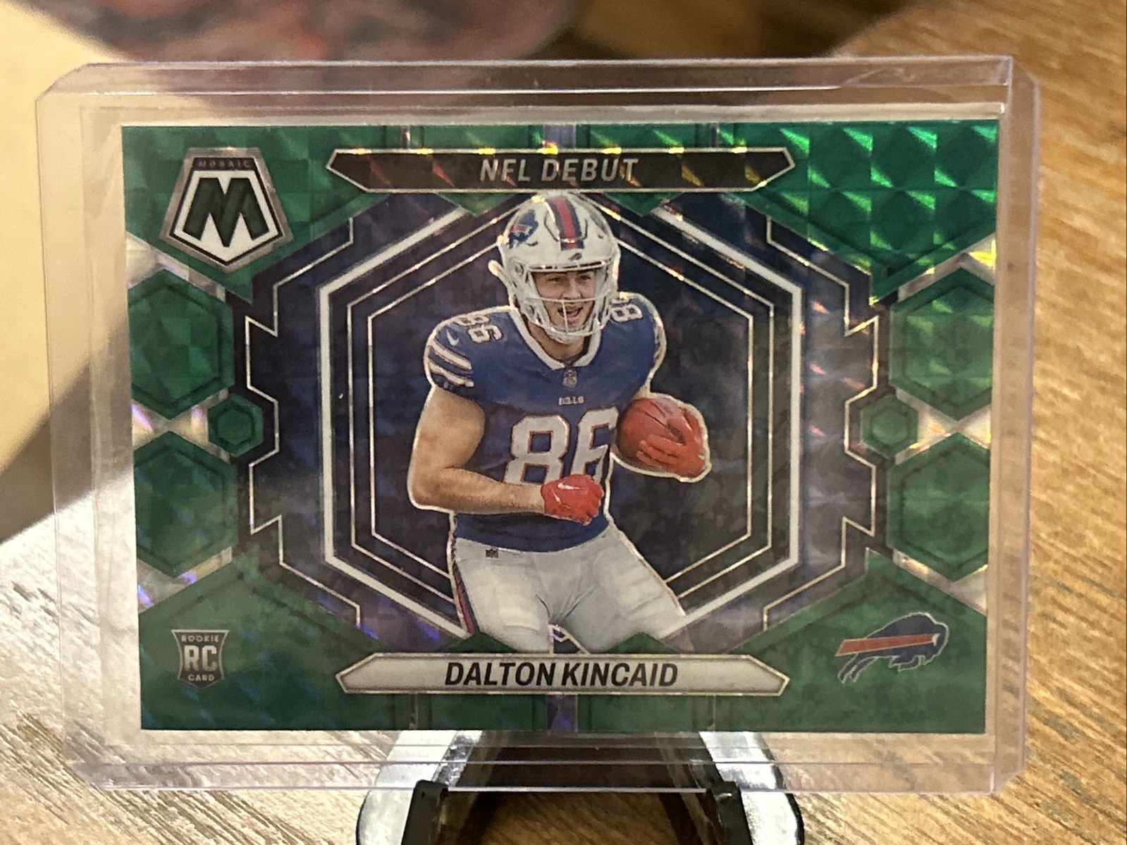 2023 Panini Mosaic - NFL Debut Green Mosaic Prizm #ND-20 Dalton Kincaid (RC)