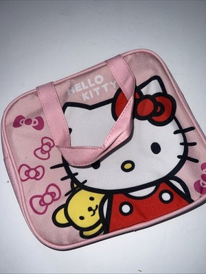 New Hello Kitty Lunch Box Soft Side Zipper 10x9x5.5