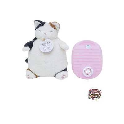 Iwatani Material Katze Affirmation Wärmflasche Bezug Set Stofftier Körper
