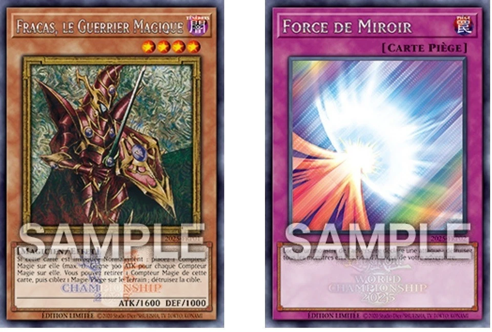 Yugioh Breaker the Magical Warrior & Mirror Force French 2025-FRP01 WCS 2025 - Image 3 of 4