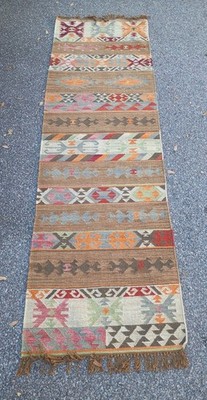 Turkish Rug Vintage Antalya Kilim Rustic Oriental Rug