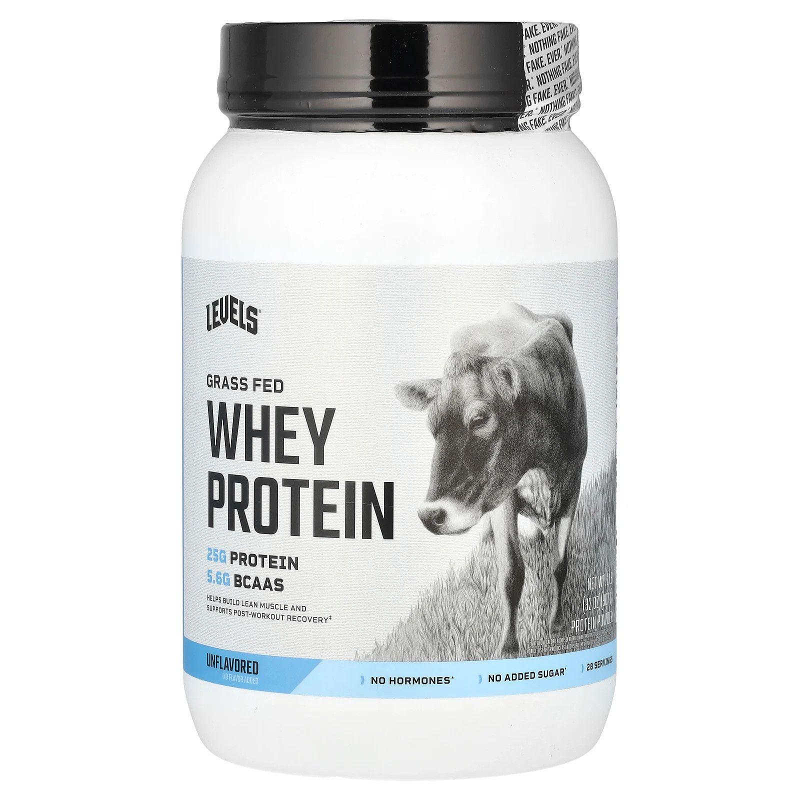 Grass Fed Whey Protein Powder Unflavored 2 lb 907 g 9090₽
