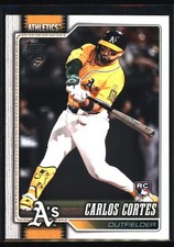 2026 Topps #249 Carlos Cortes Athletics