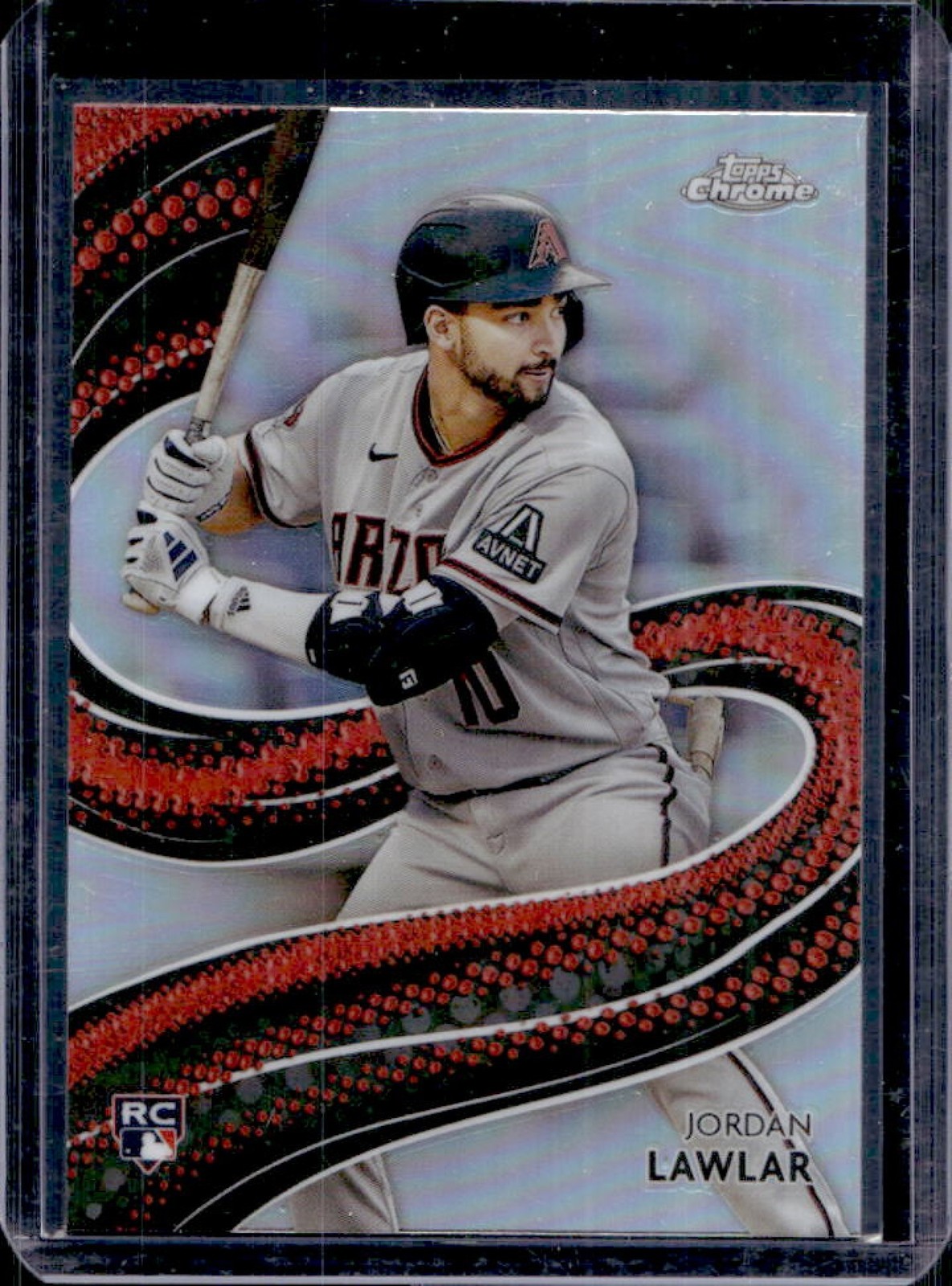 2024 Topps Chrome Jordan Lawlar Strokes RC Rookie #S-25 Diamondbacks