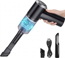 Mini Aspirapolvere Auto Senza Fili Potente 3in1 Soffiatore Tastiera PC USB 95000