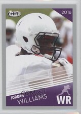 2016 SAGE Hit Silver Jordan Williams-Lambert Jordan Williams #105 0b5