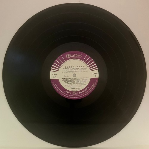 PETER NERO - INTERPRETA EXITOS DE PELICULAS - 1967 MEXICAN LP ALBUM, OST / JAZZ - Picture 3 of 4