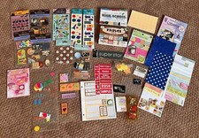 Mixed Lot Of Scrapbooking Stickers Paper NEW USED Jolee's Recollections MORE