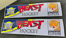 Beast of New Haven Sticker Vintage AHL 90s Defunct Official Hockey Original 2 NM