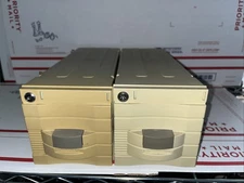 2x Vintage Exponent Media Storage Floppy Disk Holder