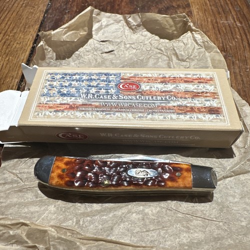 Case XX Mini Trapper Pocket Knife Chestnut Bone Jig NEW | eBay