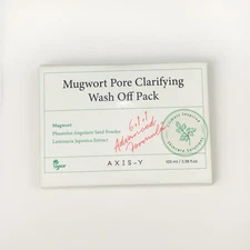 AXIS-Y Mugwort Pore Clarifying Wash Off Pack 3.38 oz Sealed