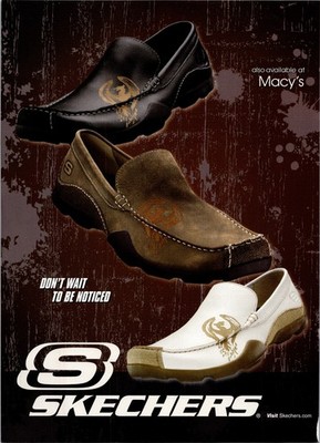 2008   Skechers Shoes Loafers  print ad   2000s Mens Fashion DA.42