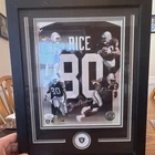 Jerry Rice Oakland Raiders Football Autographed Framed Original Photo