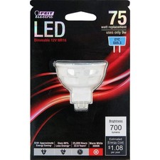 Feit MR16 GU5.3 LED Bulb Bright White 75 Watt Equivalence 1 pk BPEYC/LED