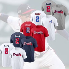 HOT ITEM! Nick Allen #2 Atlanta Braves 2025 Name & Number For Fans