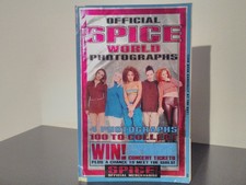 Spice girls Official SPICE WORLD photographs 1997 unopened pack of 4 