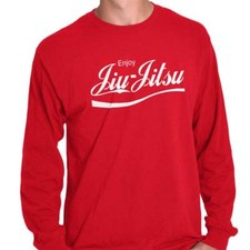 Funny Martial Arts Humor Enjoy Jiujitsu Joke Long Sleeve Tshirt for Men or Women