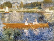 Pierre-Auguste Renoir, "The Seine at Asnieres" Image Size: 16.625"h x 22"w