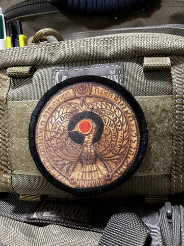 3" Indy Staff of Ra Medallion Raiders Morale Patch Tactical Military USA Hook - Picture 2 of 12