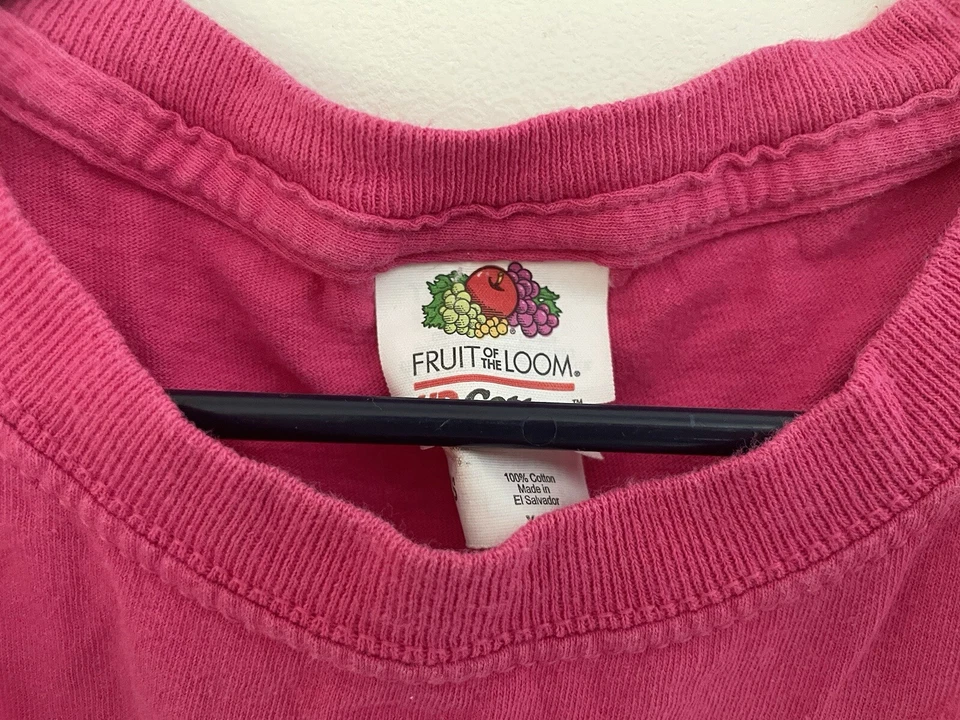 Fruit of the Loom Kids Girls Dr. Seuss Cat In The Hat Crew Neck T-Shirt Pink XS - Image 2 of 4