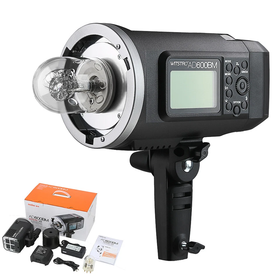 US Godox AD600 BM 600Ws GN87 Bowens Mount Speedlite Outdoor Flash Strobe Light - Image 2 of 4
