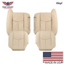 2003 To 2006 Chevy Tahoe Suburban Front Synthetic Leather Seat Covermade In Usa 2003 To 2006 Chevy Tahoe Suburban Front Synthetic Leather Seat Covermade In Usa