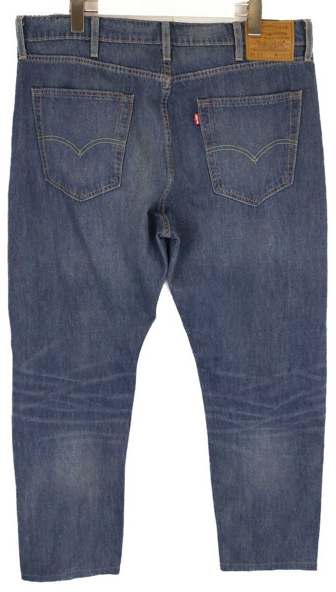 levisデニム Levi's 512 Men's Jeans W38 L28 Faded Whiskers Slim Taper Fit