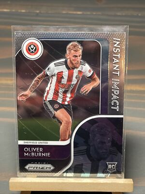 2020/21 PANINI PRIZM EPL OLIVER MCBURNIE RC INSTANT IMPACT SHEFFIELD UNITED