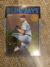 Nate Pearson 2021 Topps 1986 silver pack mojo refractor rc blue jays